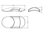 Aluminum Sheet Front Mudguard for Honda CMX300 Rebel (17-23) By Puig