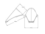 R-Racer Screen for Ducati Panigale 1100 V4 S (20-24) By Puig