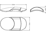 Aluminum Sheet Front Mudguard for Kawasaki Vulcan S Cafe (17-20) By Puig