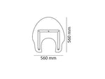America II Screen for Kawasaki VN900 Classic (06-16) By Puig