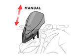 New Generation Adjustable Touring Screen for Ducati Diavel 1200 (14-16) By Puig
