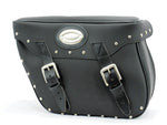 Black 28L Studded Iparex Saddlebags By Longride CIL135A