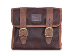 Brown 4L Waxed Canvas Multifit Saddlebag By Longride CUS134WBRO