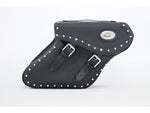 Black 30L Studded Iparex Saddlebags By Longride HC152A