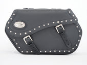 Black 43L Studded Iparex Saddlebags By Longride HC153A