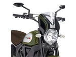 Retrovision Black Semi Fairing And Screen for Ducati Scrambler Classic (15-18) By Puig