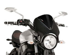 Retrovision Black Semi Fairing And Screen 195mm for Yamaha XSR 900 (16-21) By Puig