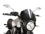 Retrovision Carbon Look Semi Fairing And Screen 195mm for Yamaha XSR 900 (16-21) By Puig