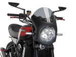 Retro Black Semi Fairing And Screen 195mm for Kawasaki Z900 RS SE (22-24) By Puig